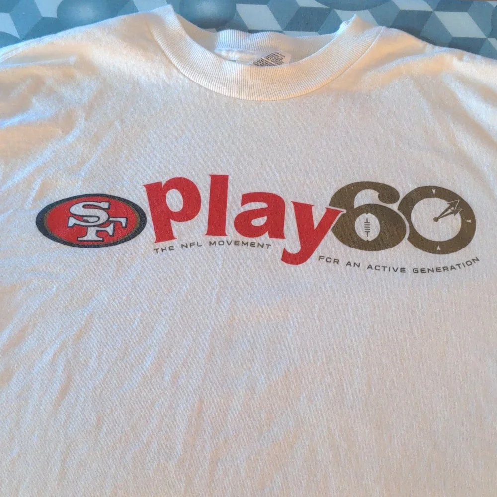 49er's Play 60 T-Shirt Top - youth XL